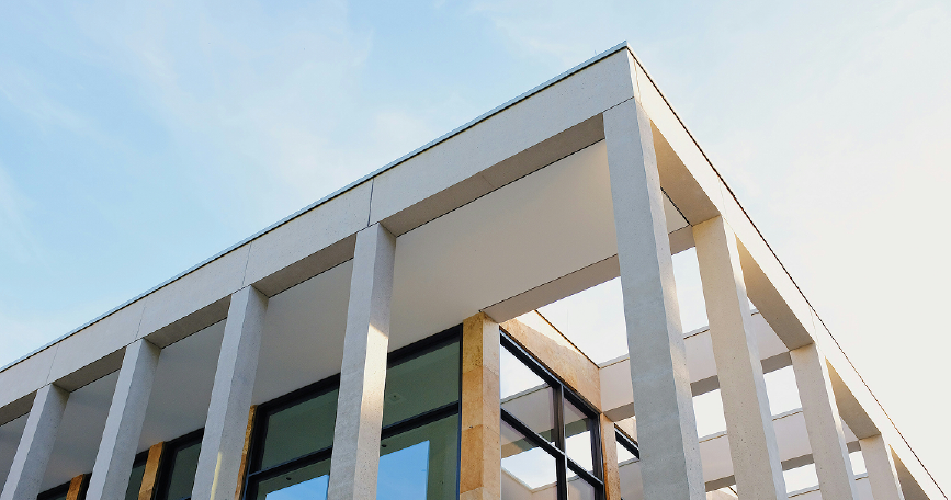 White Modern building